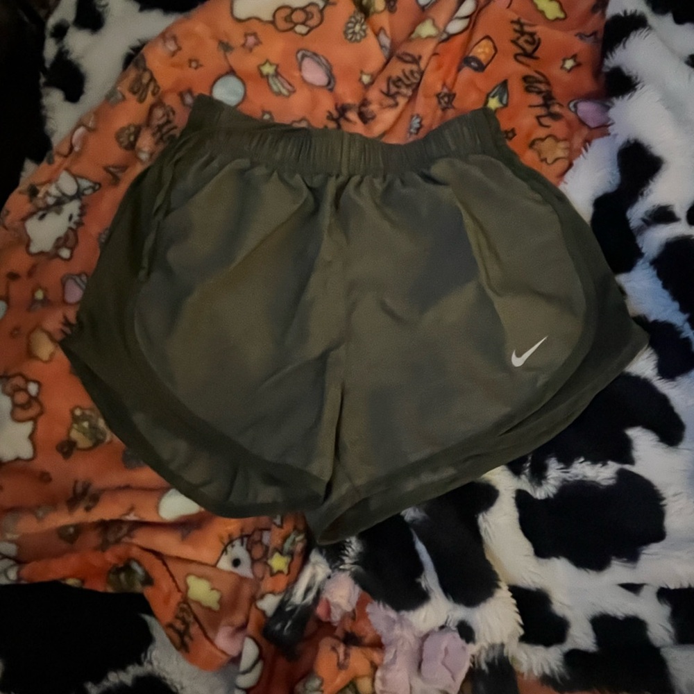 Nike Women's Olive Green Shorts